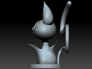 Vampire Cat statue 3D Print Model