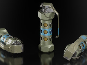 FLASHBANG M84 3D Model