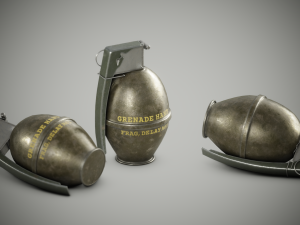 Grenade M61 3D Model