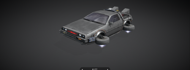 Ready Player One - Parzivals Delorean Modello 3D .c4d .max .obj .3ds .fbx .stl .blend 