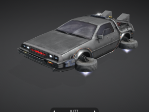 Ready Player One - Parzivals Delorean Modello 3D