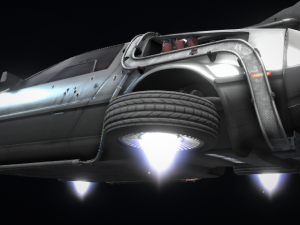 Ready Player One - Parzivals Delorean Modello 3D