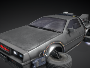 Ready Player One - Parzivals Delorean Modello 3D