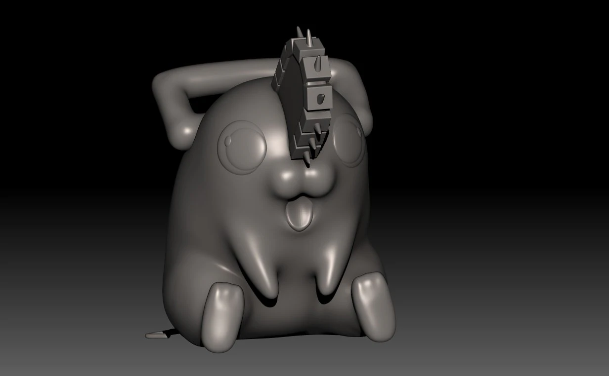 Pochita cute 3D Print Model .c4d .max .obj .3ds .fbx .stl .blend