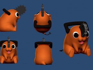 Pochita cute 3D Baskı Modeli