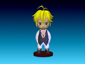 Meliodas Chibi 3D Print Model