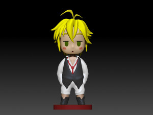 Meliodas Chibi Modello di stampa 3D