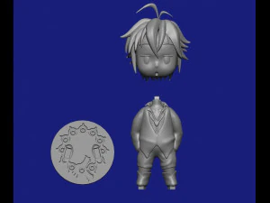 Meliodas Chibi 3D Print Model