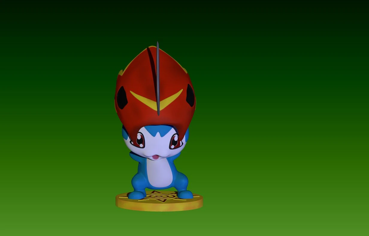 DemiVeemon 3D Print Model .c4d .max .obj .3ds .fbx .stl .blend 