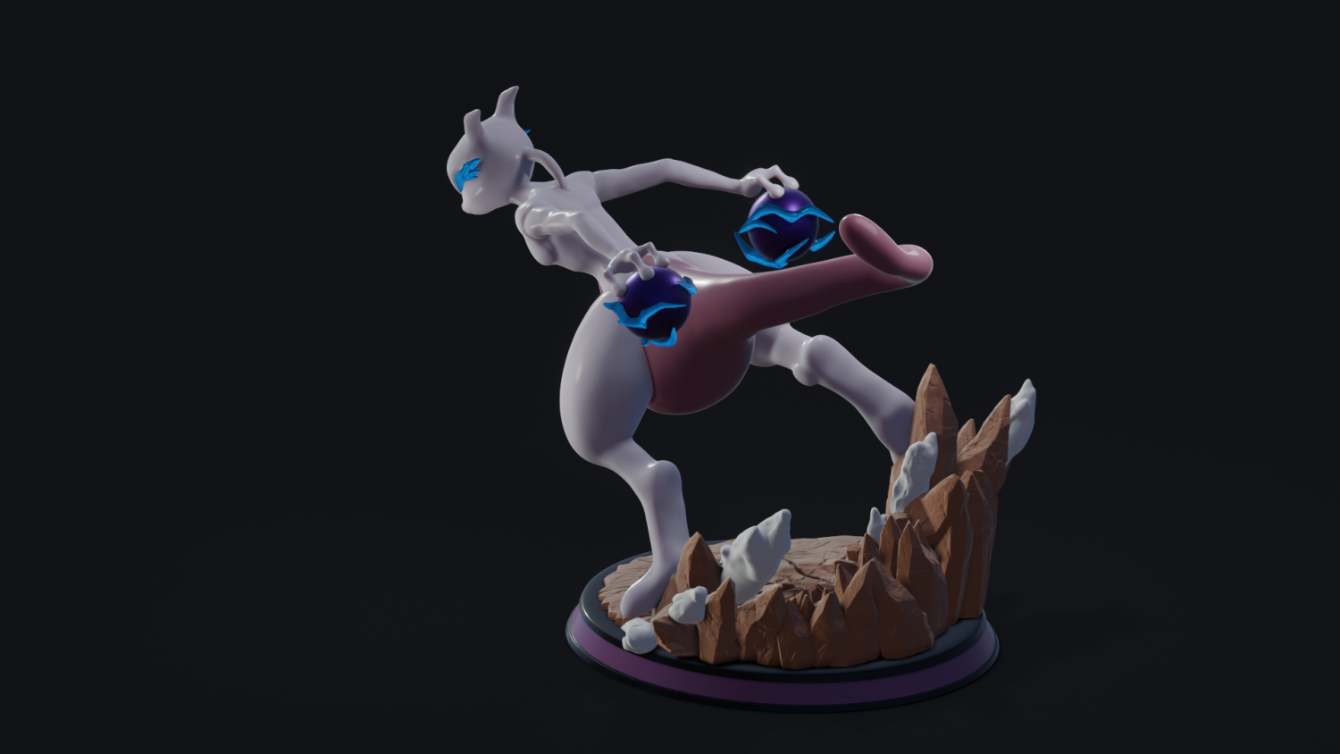 Archivo Stl de armadura de Pokémon Mewtwo para impresión 3D