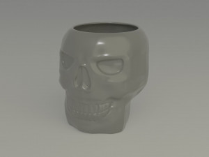 Skull mug 3D Model