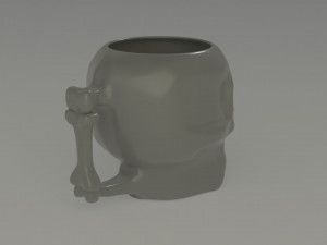 Skull mug 3D Model