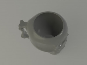 Skull mug 3D Model