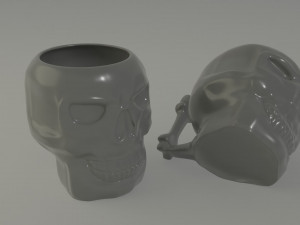 Skull mug 3D Model