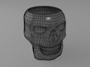 Skull mug 3D Model