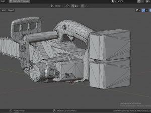 Electric Chainsaw Modelo 3D