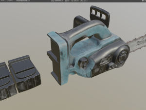 Electric Chainsaw Modelo 3D