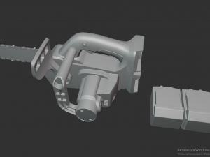 Electric Chainsaw Modelo 3D