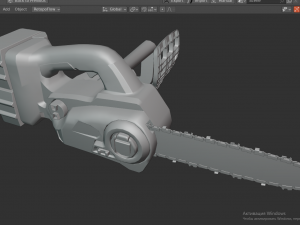 Electric Chainsaw Modelo 3D