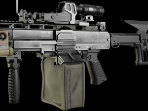 RPL - 20 Kalashnikov rifle 5-45 mm 3D Model