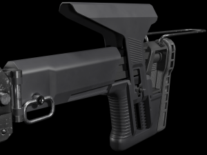 RPL - 20 Kalashnikov rifle 5-45 mm 3D Model