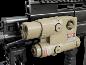 RPL - 20 Kalashnikov rifle 5-45 mm 3D Model