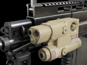 RPL - 20 Kalashnikov rifle 5-45 mm 3D Model