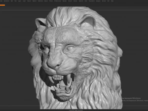 狮子 3D 打印模型