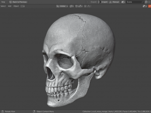 Scull 3D Принт Модель