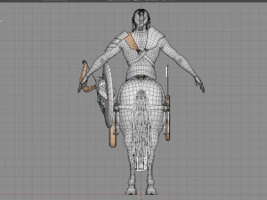 Centaur Warrior 3D Model