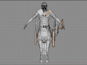 Centaur Warrior 3D Model