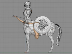 Centaur Warrior 3D Model