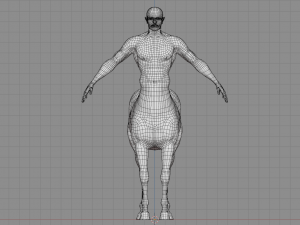 Centaur Warrior Model 3D