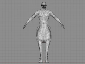 Centaur Warrior 3D Model