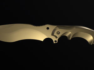 Combat Knife Modello 3D