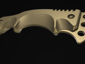 Combat Knife Modello 3D