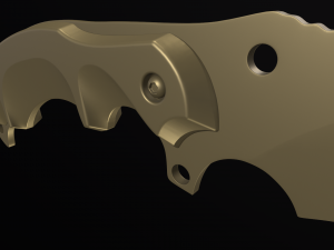 Combat Knife Modello 3D