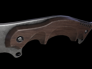 Combat knife Modello 3D