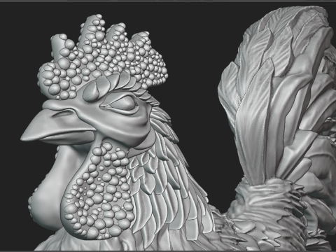 Rooster Modelo de impresión 3D