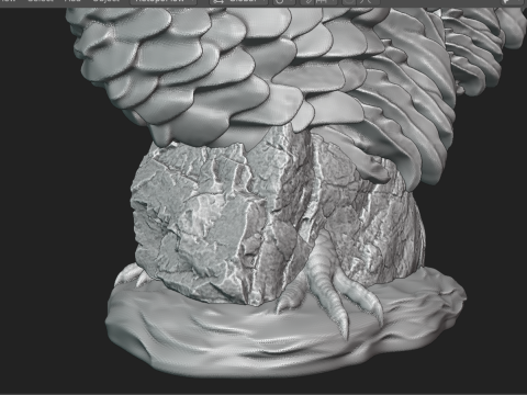Rooster 3Dプリントモデル