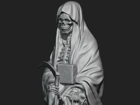 Santa Muerte 3D 打印模型
