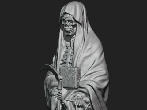 Santa Muerte Modello di stampa 3D
