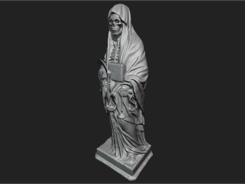 Santa Muerte Modelo de Impressão 3D