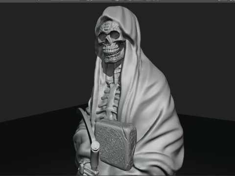 Santa Muerte Modelo de Impressão 3D