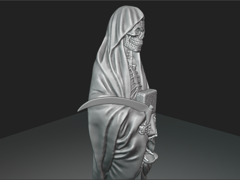 Santa Muerte Modelo de Impressão 3D