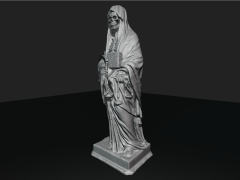 Santa Muerte Modelo de Impressão 3D