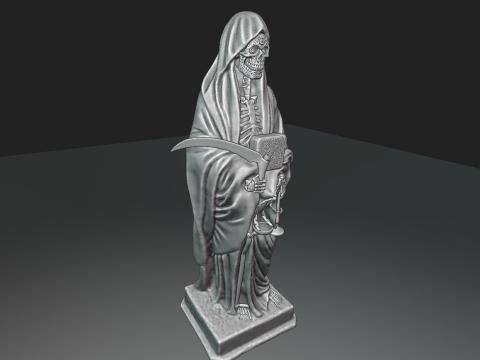 Santa Muerte Modelo de Impressão 3D