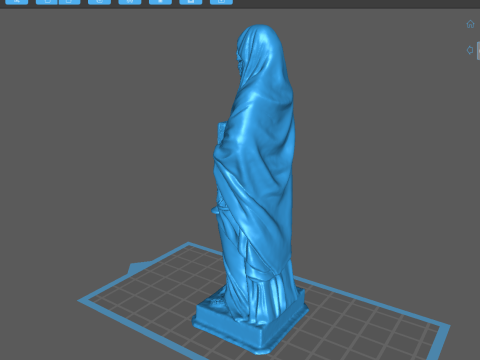 Santa Muerte Modelo de Impressão 3D