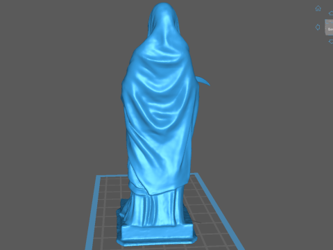 Santa Muerte Modelo de Impressão 3D