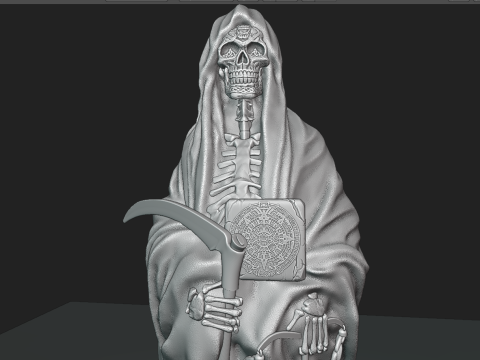 Santa Muerte Modelo de Impressão 3D